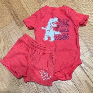 Garanimals Red Dinosaur Baby Set